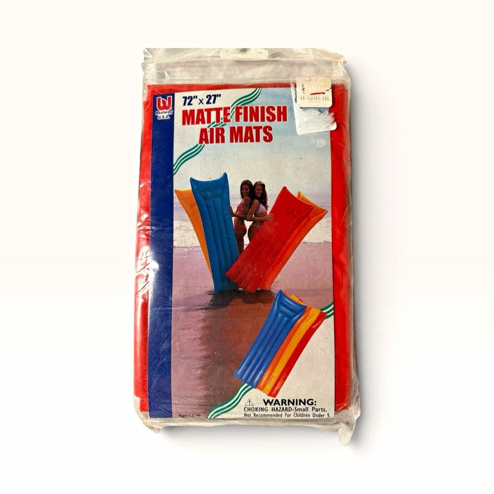 Vintage Lot of  3-2001 Bestway USA Matte Finish Inflatable Pool Air Mats